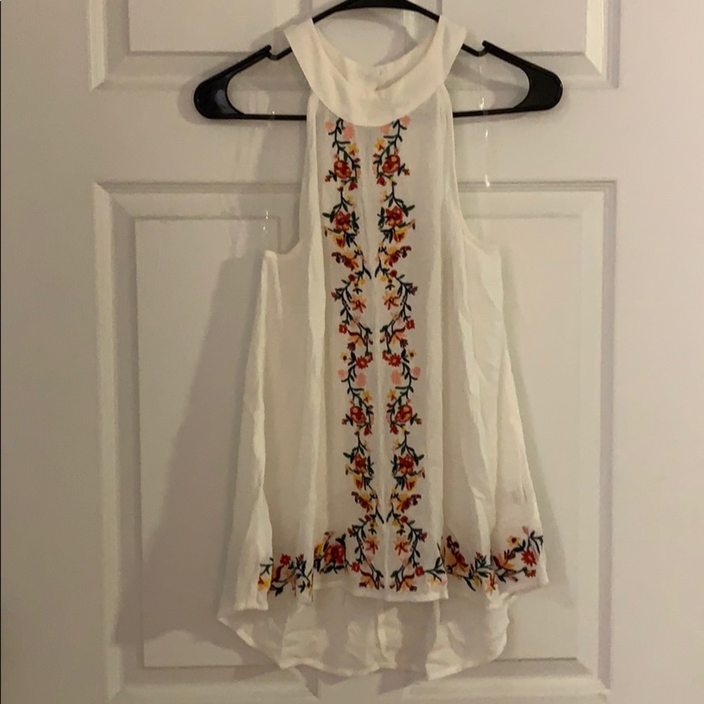 Floral Halter Neck Top